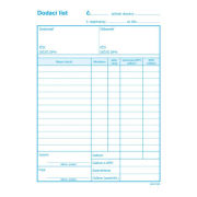 Dodací list A5 s DPH samoprepis