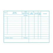 Evidencia prevádzky osobn.motor.vozidla A5 60 listov