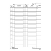 Kniha došlej a odoslanej pošty A4 96 listov tvrdá väzba