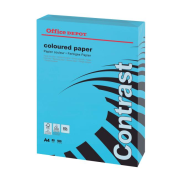 Farebný papier Office Depot Contrast intenzívna modrá, A4, 80 g