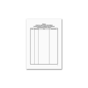 Zápisník bezpečnosti práce, A5, 48 hárkov