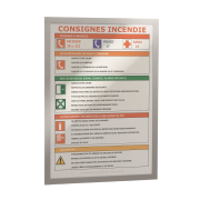 Samolepiaci DURAFRAME A3 strieborný