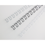 Drôtové hrebene GBC Multibind 21kr.12mm biele