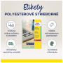 Etikety polyesterové veľmi odolné 70x37mm Avery A4 strieborné 20 hárkov