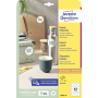 Etikety univerzálne kruhové 60mm Avery A4 10 hárkov
