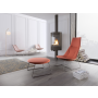 Kreslo Chic celočalúnené, látka Velvet Eucalyptus 193