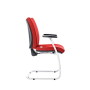 Konferenčná stolička Gala červená D3