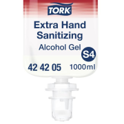 Gélový dezinfekčný prostriedok na ruky TORK Alcohol S4, 1000 ml