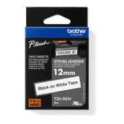 Samolepiaca páska Brother TZe-S231 12 mm biela/čierna