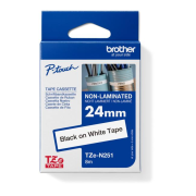 Samolepiaca páska Brother TZEN251 24 mm biela/čierna