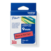 Samolepiaca páska Brother TZe-421 9 mm červená/čierna
