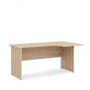 Pracovný stôl pravý BASIC, 160x76x90cm, agát svetlý