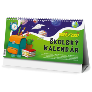 Stolový kalendár riadkový 30 x 17 cm - Školský 2026 / 2027
