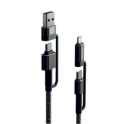 Kábel USB Swissten KEVLAR 4in1