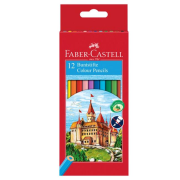 Farbičky Faber Castell drevené, 12 ks