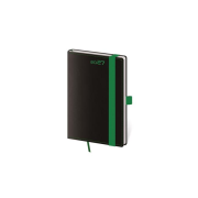 Diár BLACK GREEN týždenný vreckový A6 9x14cm 2027