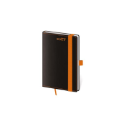 Diár BLACK ORANGE týždenný vreckový A6 9x14cm 2027