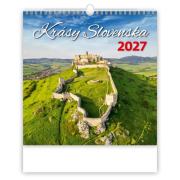 Nástenný kalendár krásy Slovenska 30 x 30 cm 2027