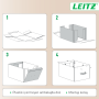 Úložný box Leitz Puro, kartón, veľkosť S, 2ks