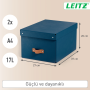 Úložný box Leitz Puro, kartón, veľkosť M, 2ks