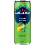 Minerálna voda SAN PELLEGRINO mäta-citrón, 6 x 330 ml v plechovke
