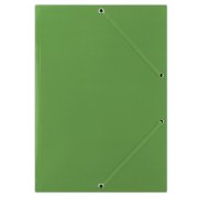 Kartónový obal lesklý s gumičkou DONAU zelený