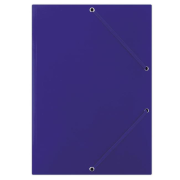 Kartónový obal lesklý s gumičkou DONAU modrý