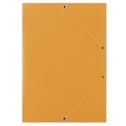 Kartónový obal lesklý s gumičkou DONAU oranžový