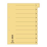 Kartónový rozraďovač DONAU odtrhávací žltý