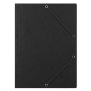 Prešpánový obal s gumičkou DONAU čierny