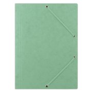 Prešpánový obal s gumičkou DONAU zelený