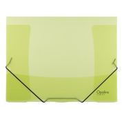 Plastový obal s gumičkou Karton PP Opaline zelený